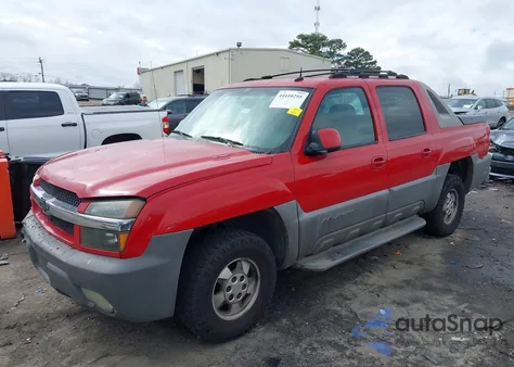 2002 Chevrolet Avalanche 1500 z USA, uszkodzony, nr VIN 3GNEC13TX2G300207